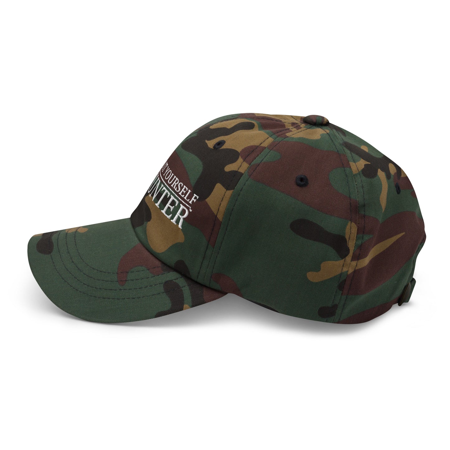 Do It Yourself Hunter White Logo Camo Cap