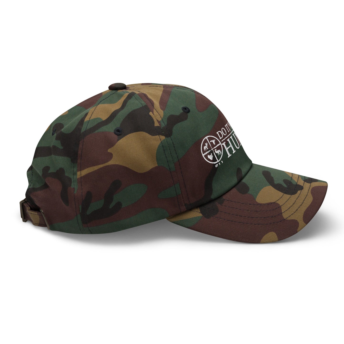 Do It Yourself Hunter White Logo Camo Cap