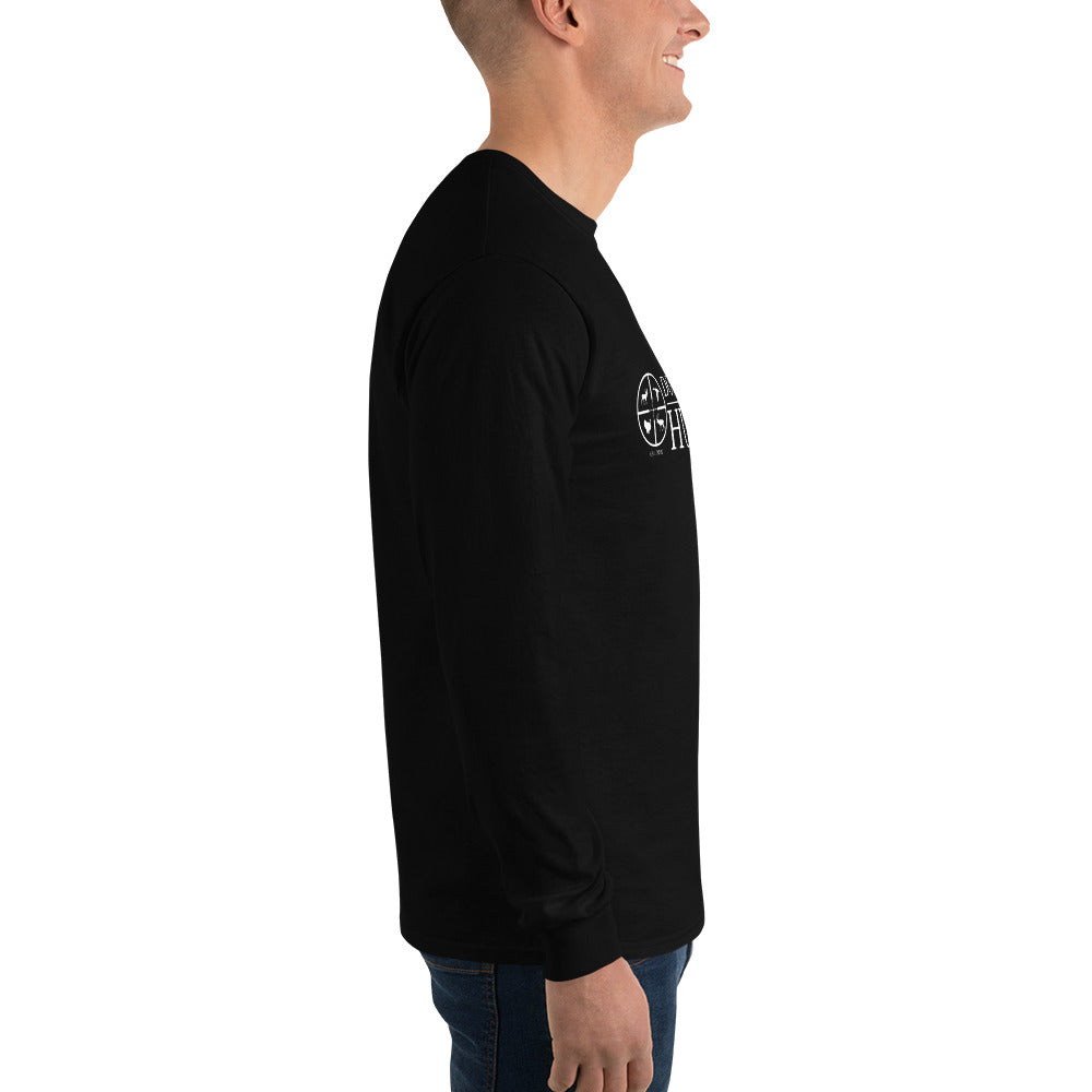 Do It Yourself Hunter White Logo Men’s Long Sleeve Shirt