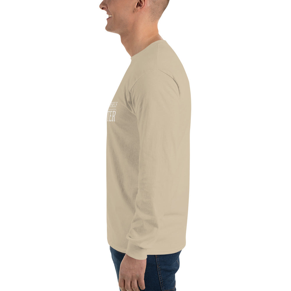 Do It Yourself Hunter White Logo Men’s Long Sleeve Shirt