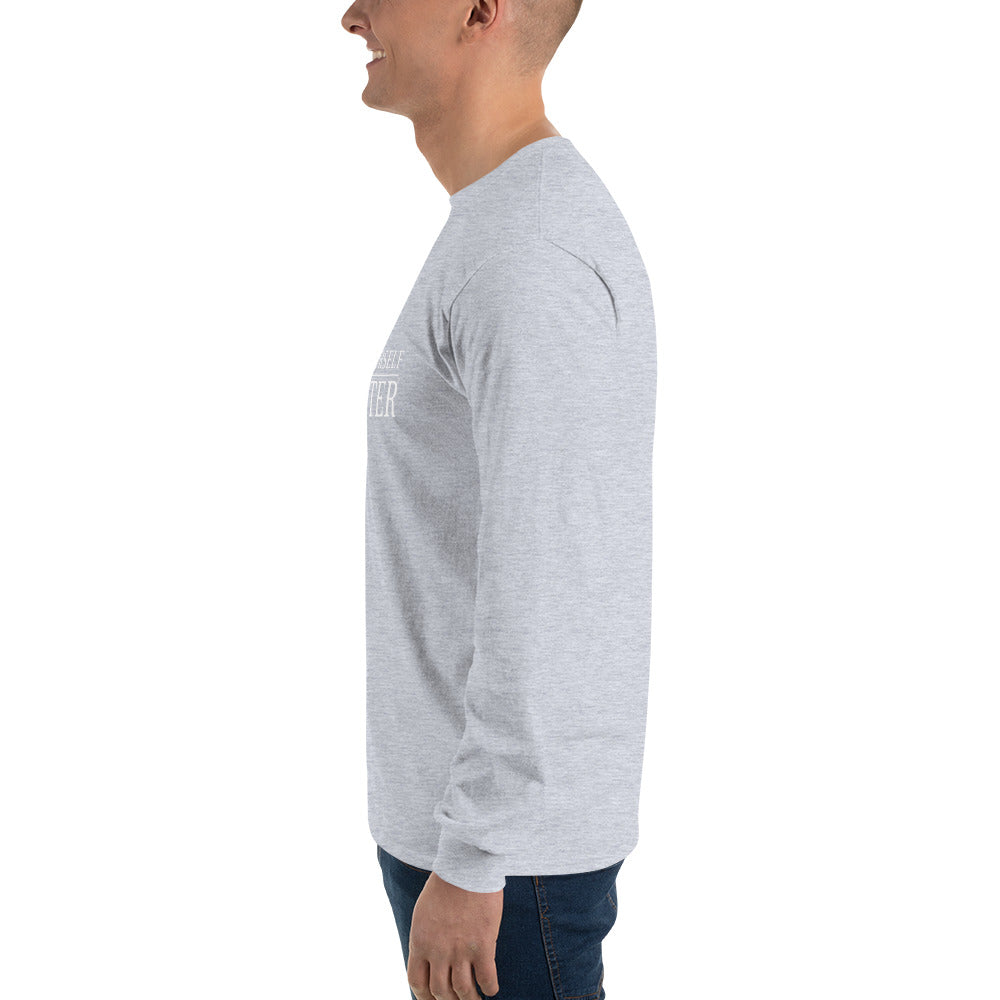 Do It Yourself Hunter White Logo Men’s Long Sleeve Shirt