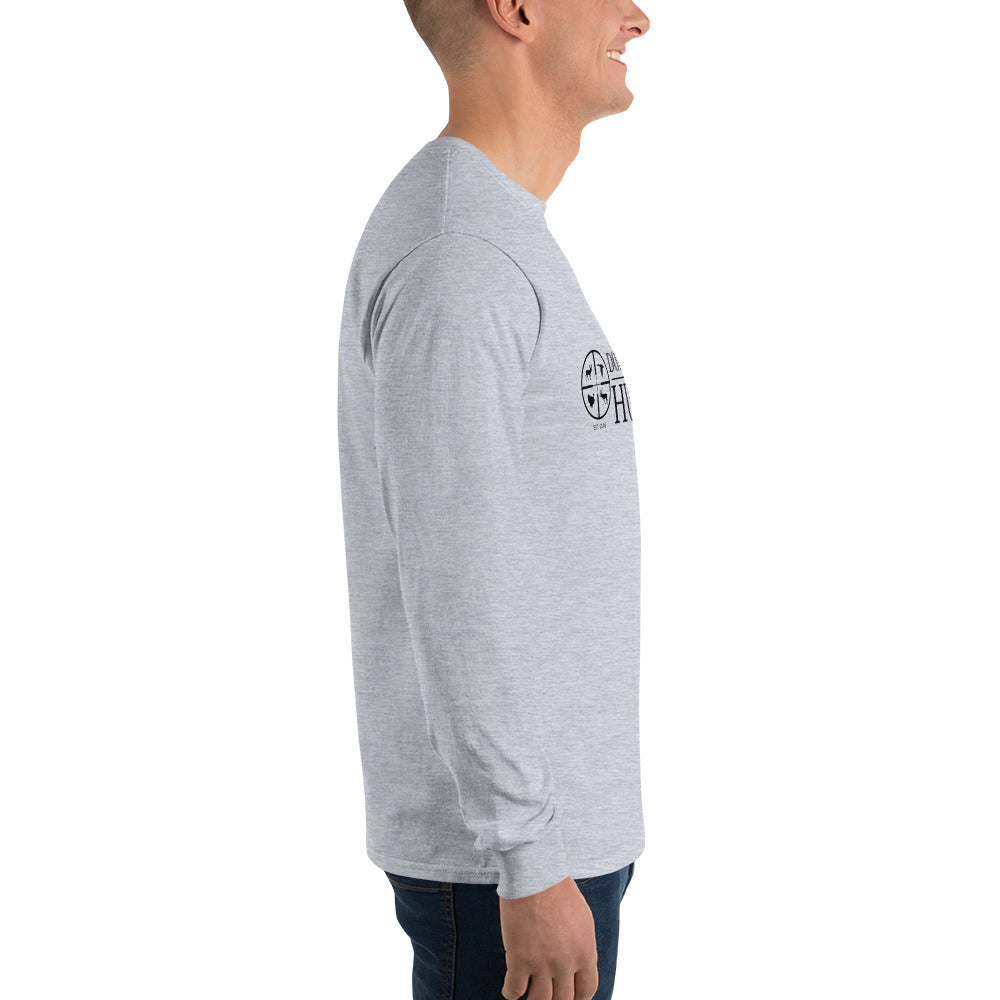 DO IT YOURSELF HUNTER Black Logo Men’s Long Sleeve Shirt