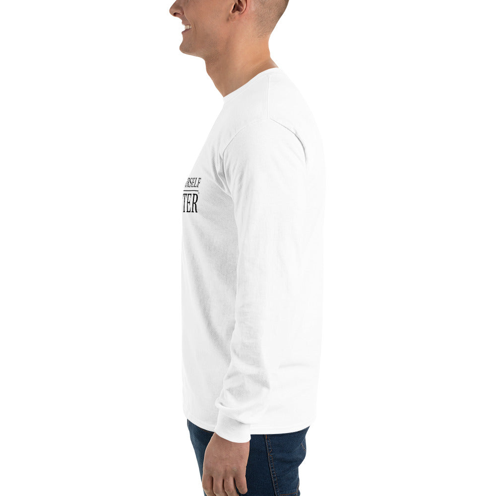 DO IT YOURSELF HUNTER Black Logo Men’s Long Sleeve Shirt