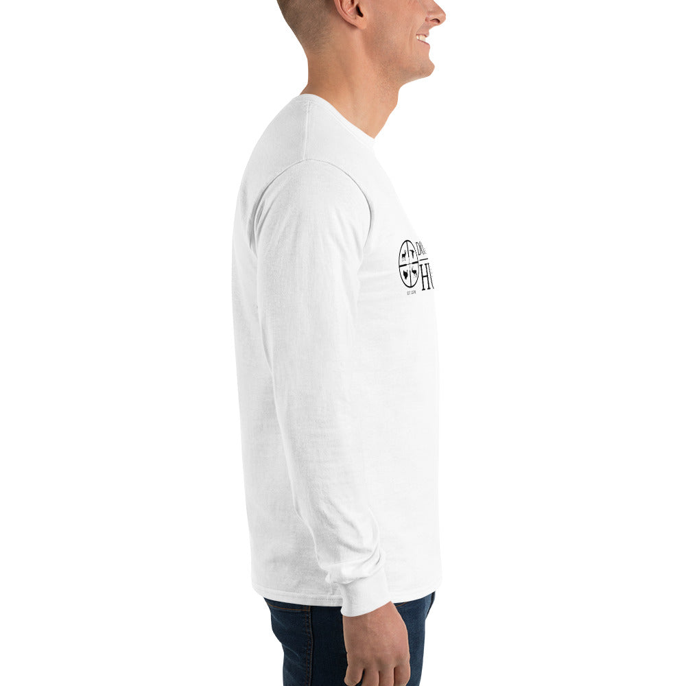 DO IT YOURSELF HUNTER Black Logo Men’s Long Sleeve Shirt