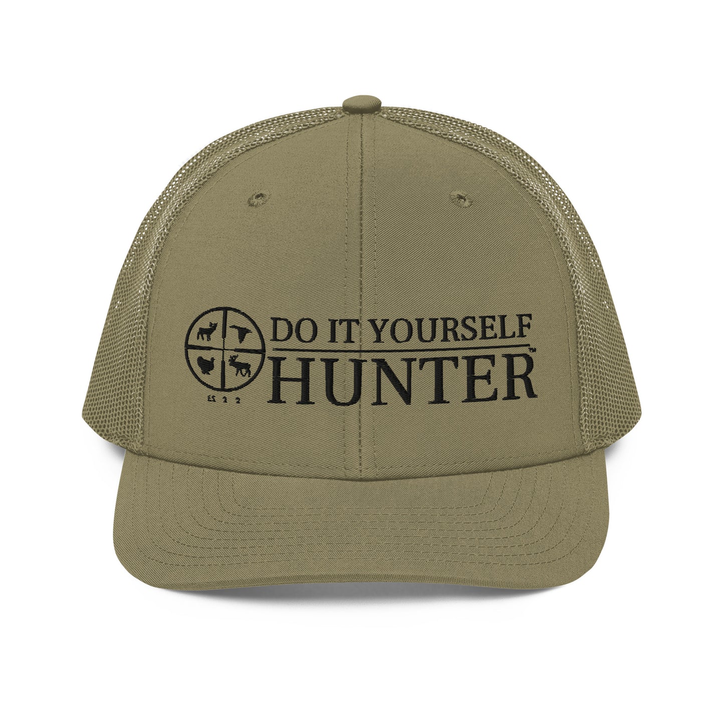 Do It Yourself Hunter Black Logo Richardson 112 Cap