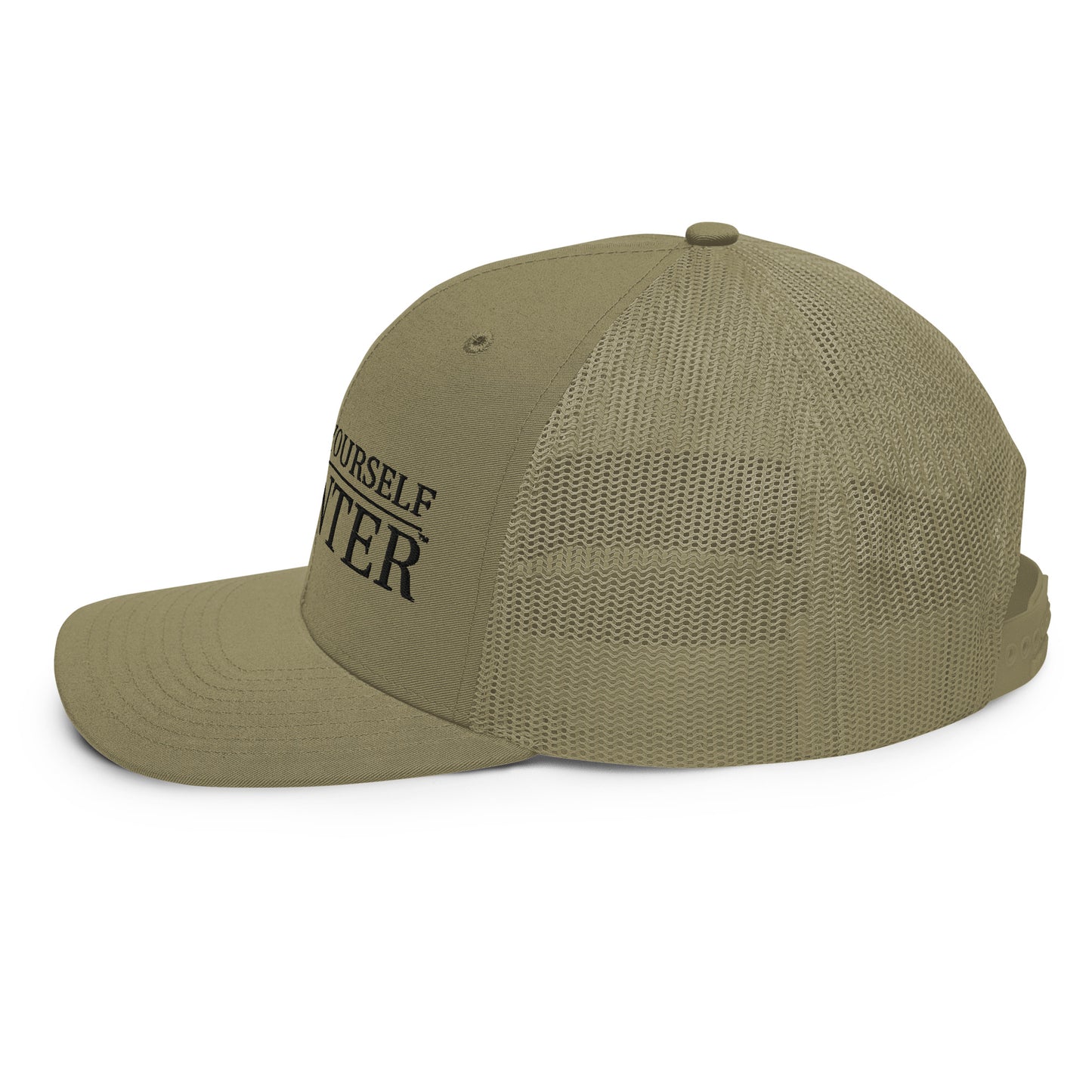 Do It Yourself Hunter Black Logo Richardson 112 Cap