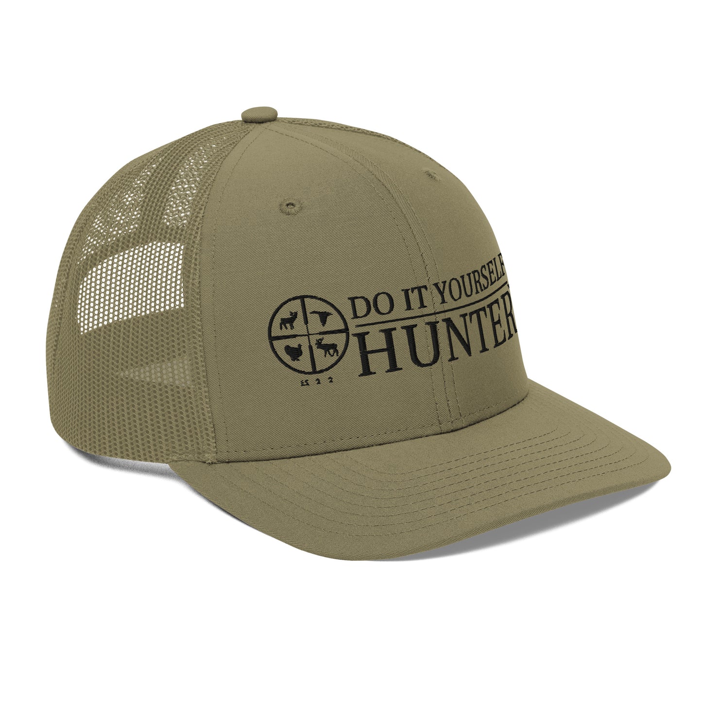 Do It Yourself Hunter Black Logo Richardson 112 Cap