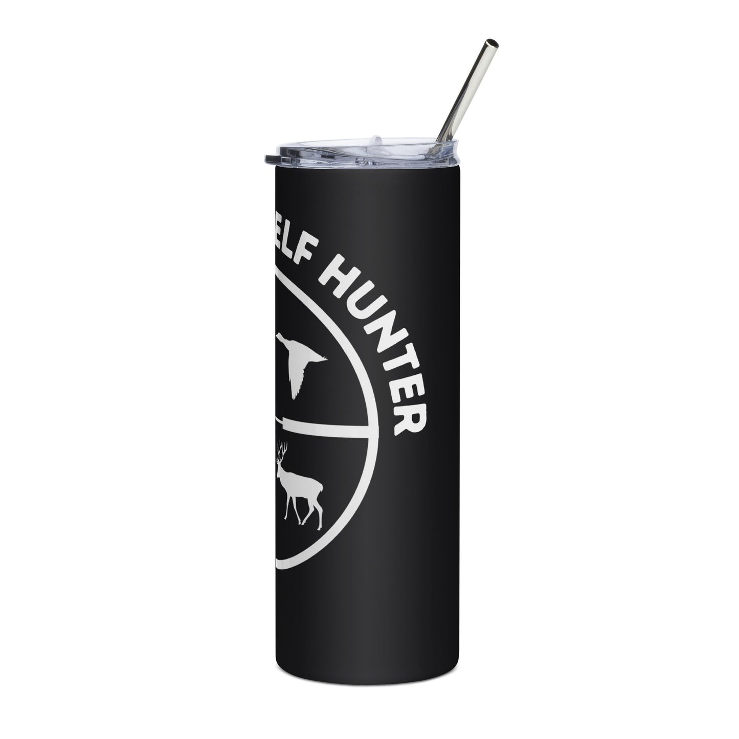 Do It Yourself Hunter Circle White Logo Stainless steel tumbler