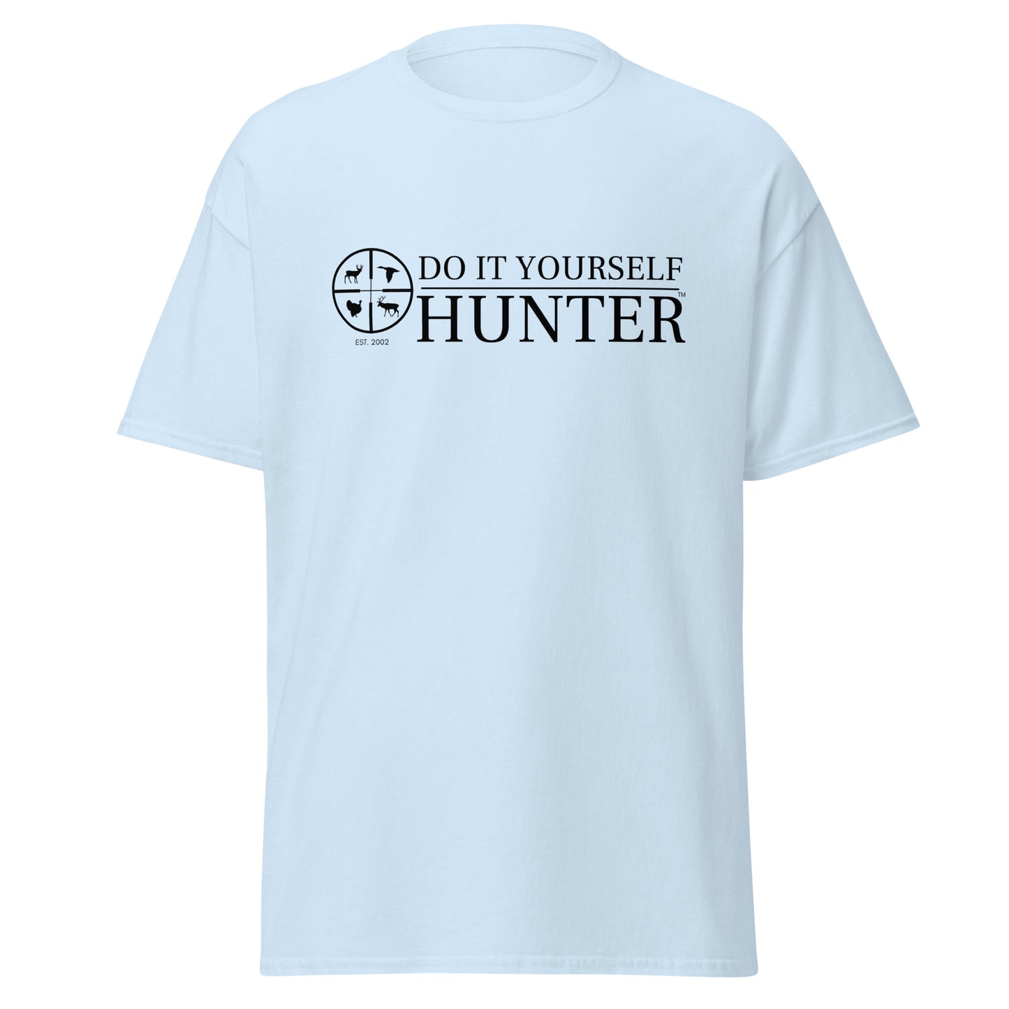 DO IT YOURSELF HUNTER Black Logo Men’s Classic Tee | Gildan 5000