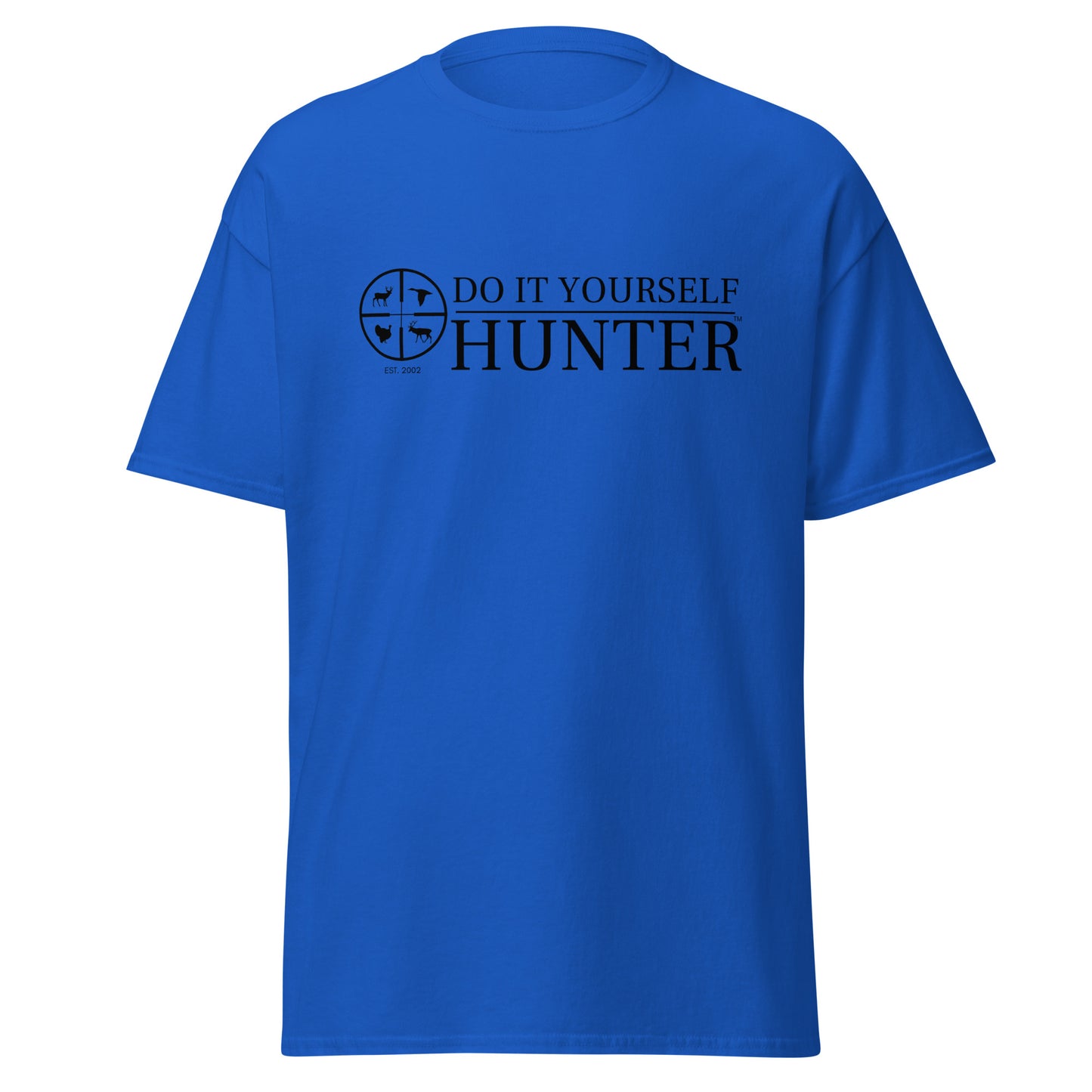 DO IT YOURSELF HUNTER Black Logo Men’s Classic Tee | Gildan 5000