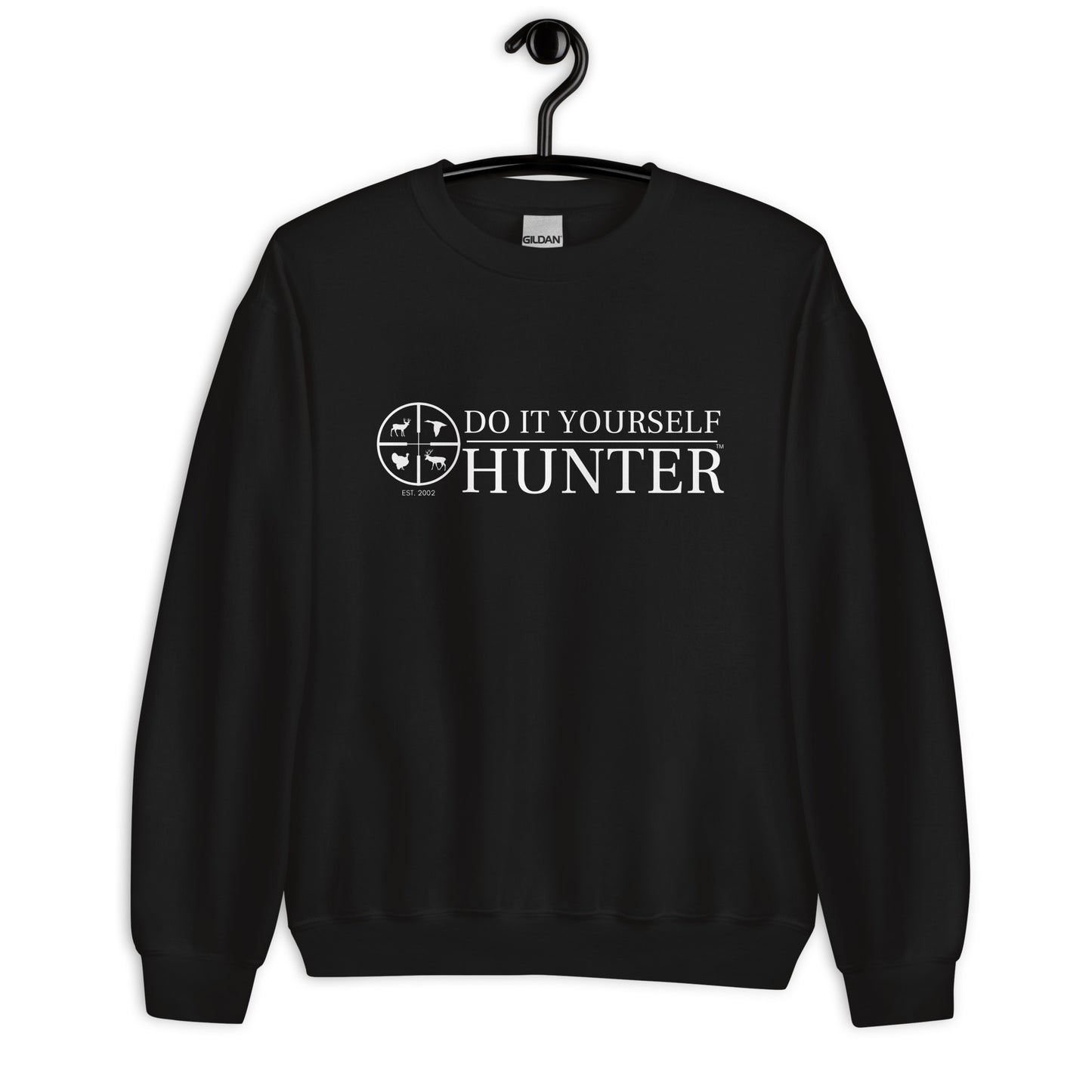 DO IT YOURSELF HUNTER  White Logo Sweatshirt