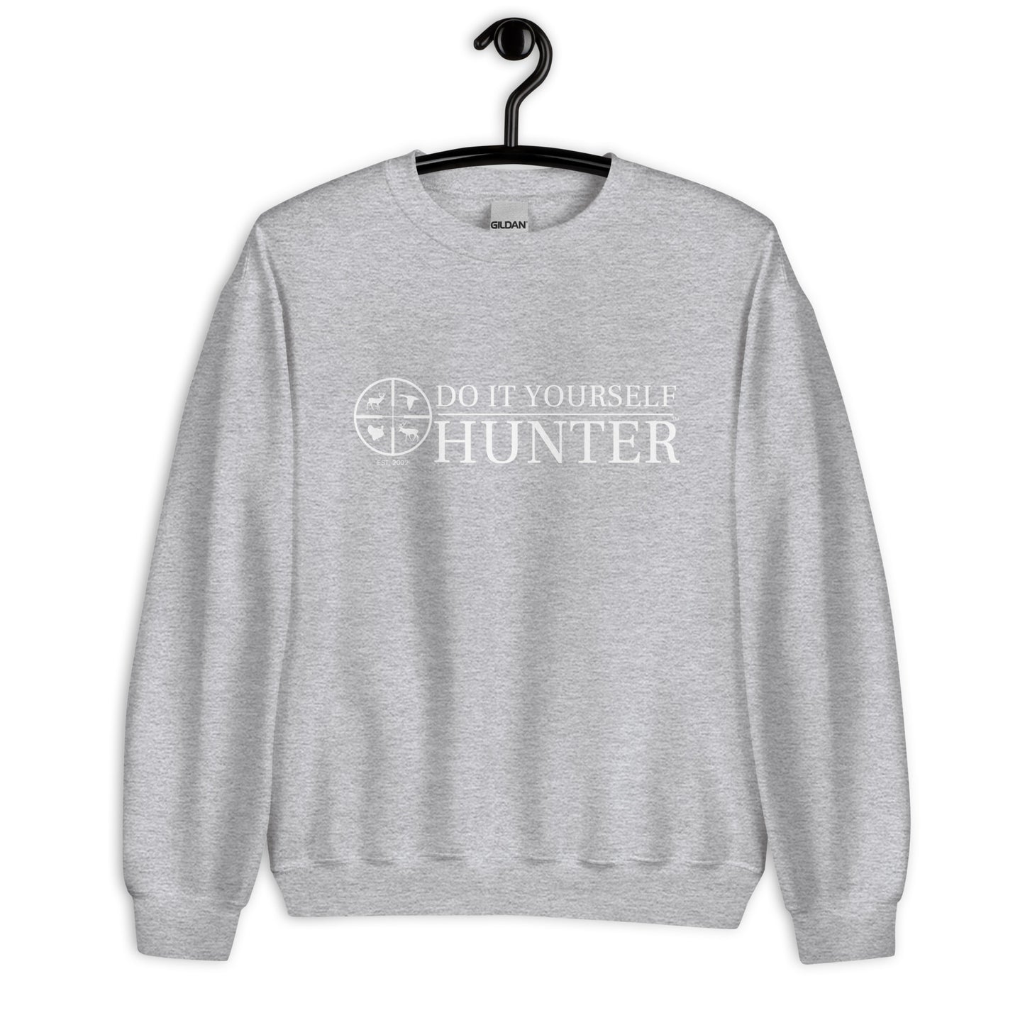 DO IT YOURSELF HUNTER  White Logo Sweatshirt