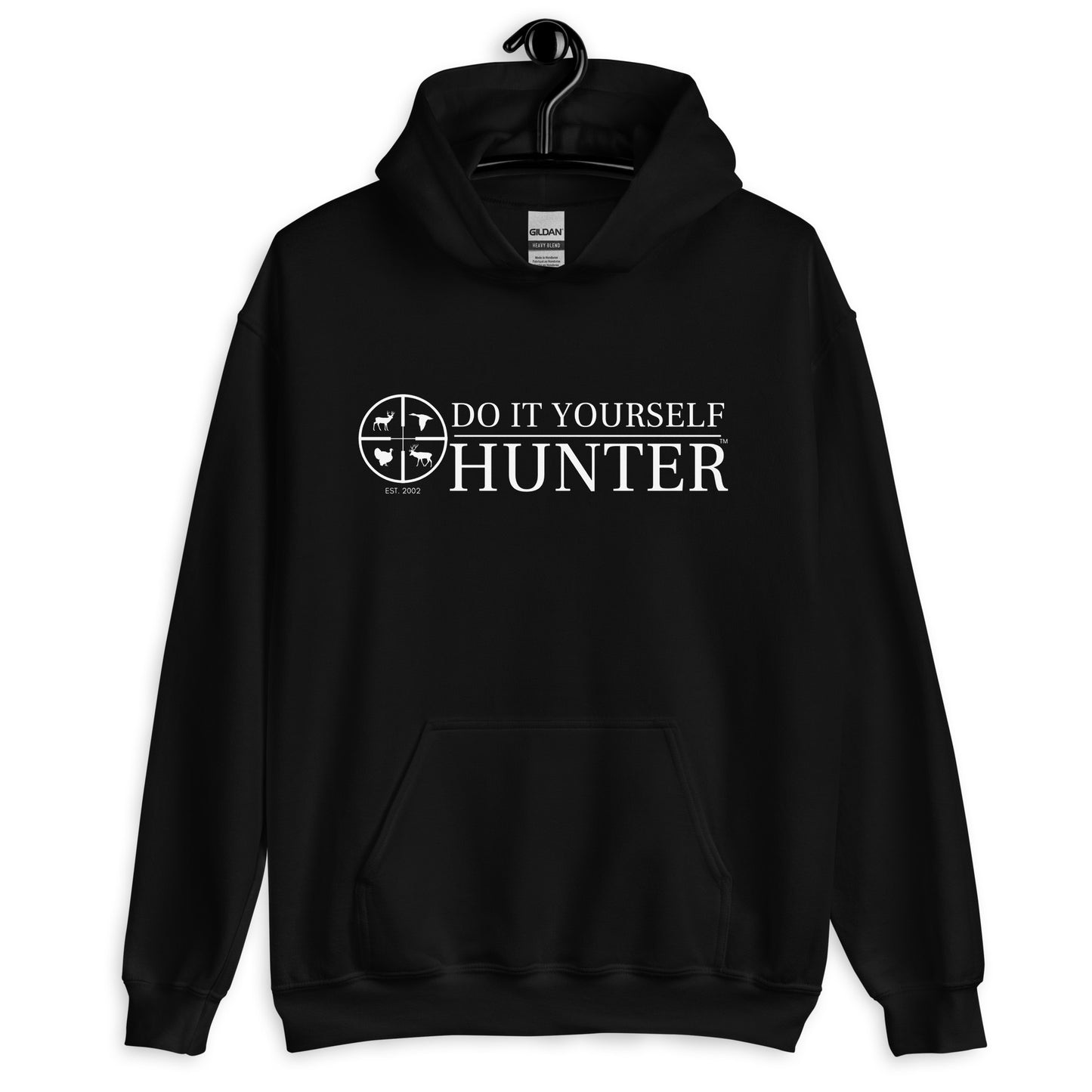 Do It Yourself Hunter White Logo Hoodie