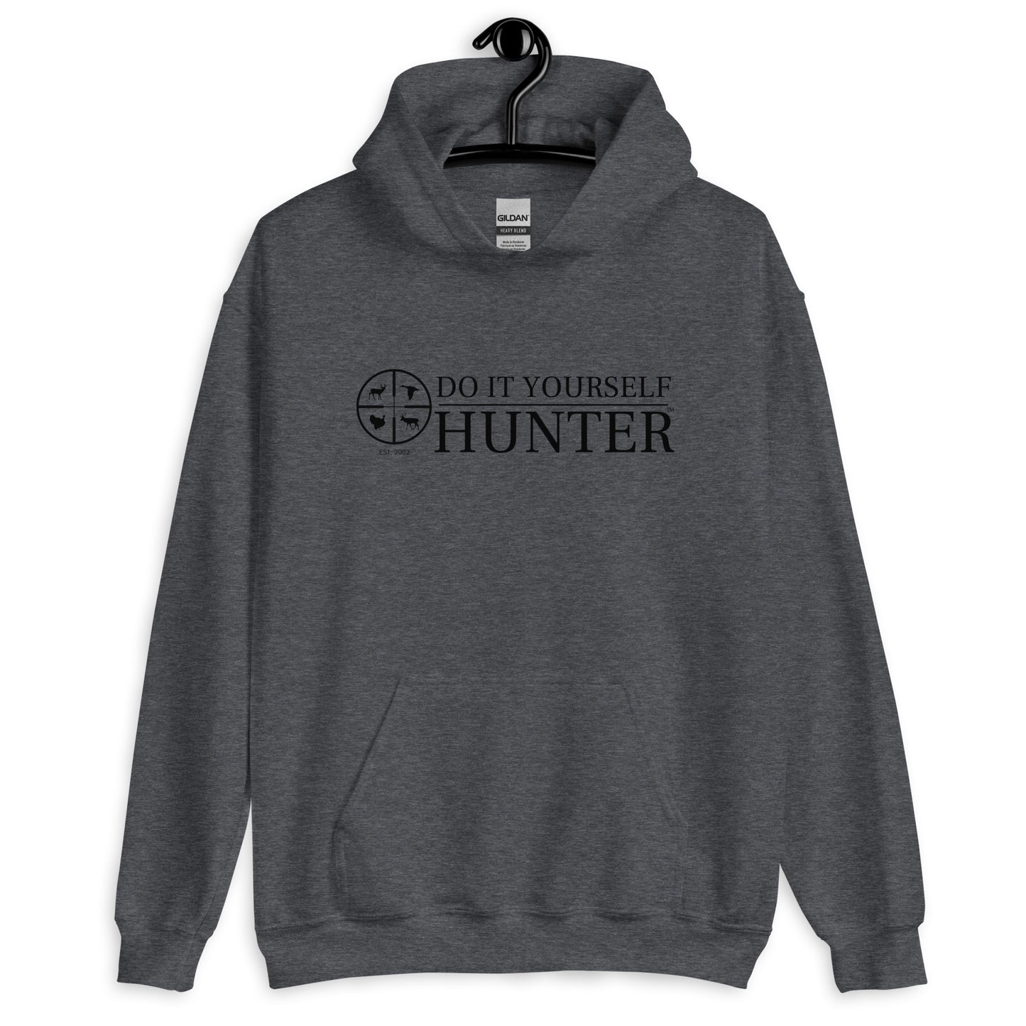 DO IT YOURSELF HUNTER Black Logo Hoodie