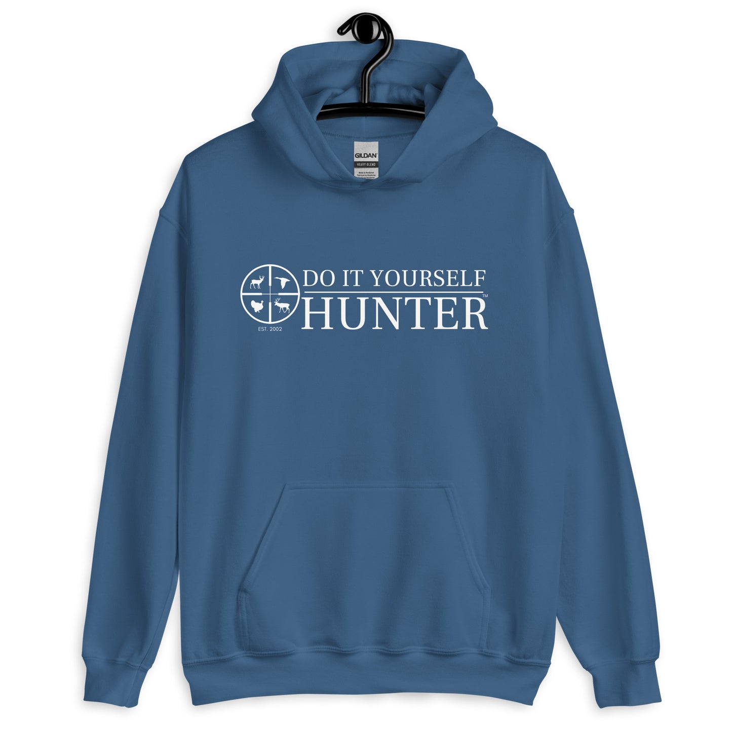 Do It Yourself Hunter White Logo Hoodie