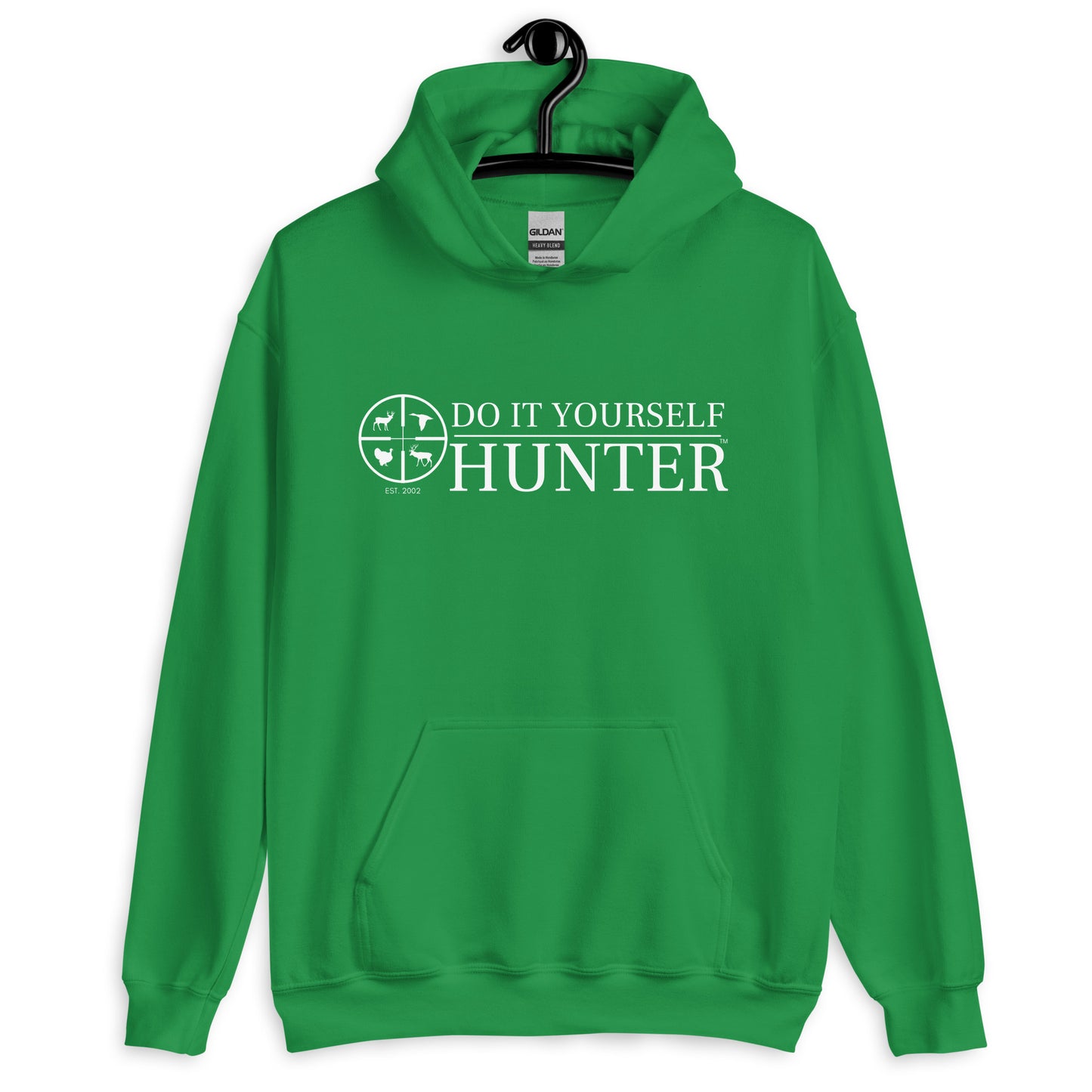 Do It Yourself Hunter White Logo Hoodie