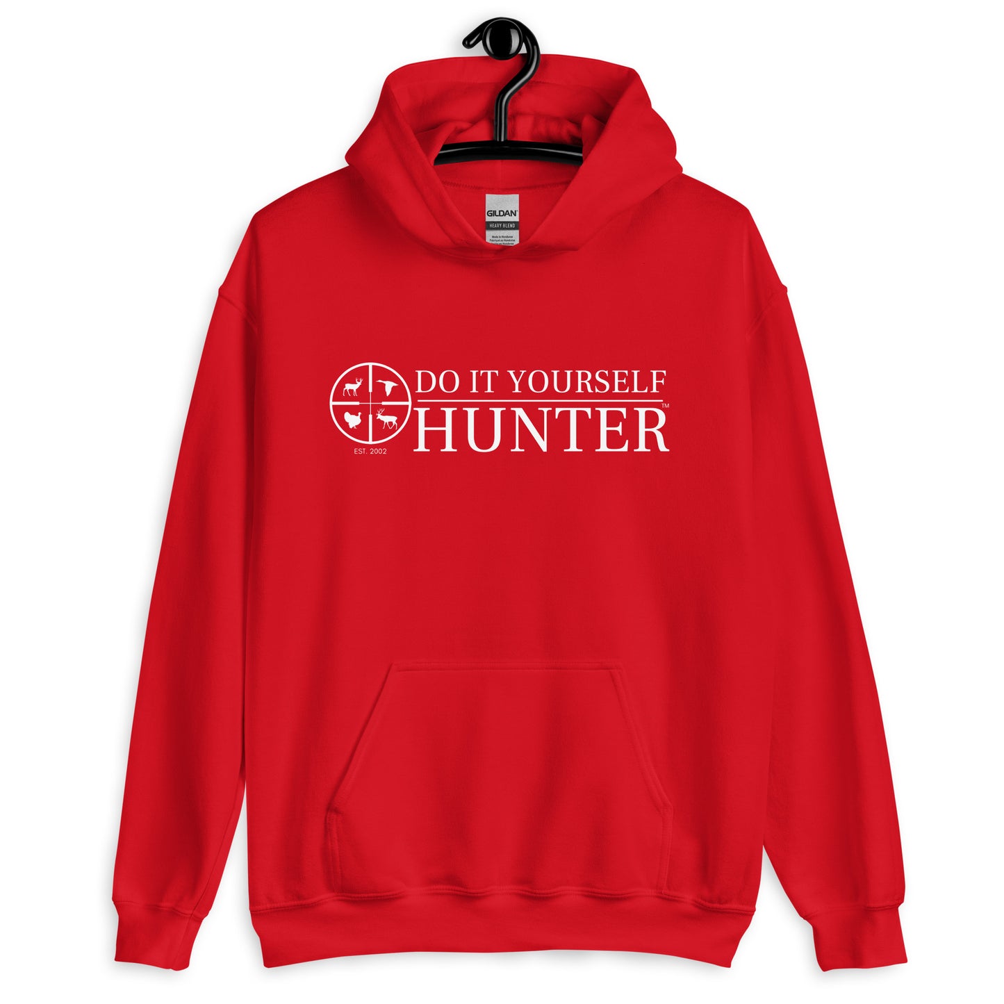 Do It Yourself Hunter White Logo Hoodie