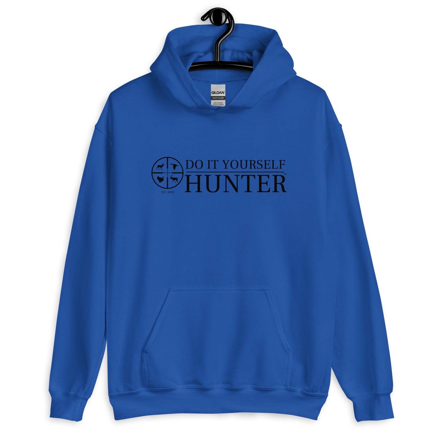 DO IT YOURSELF HUNTER Black Logo Hoodie