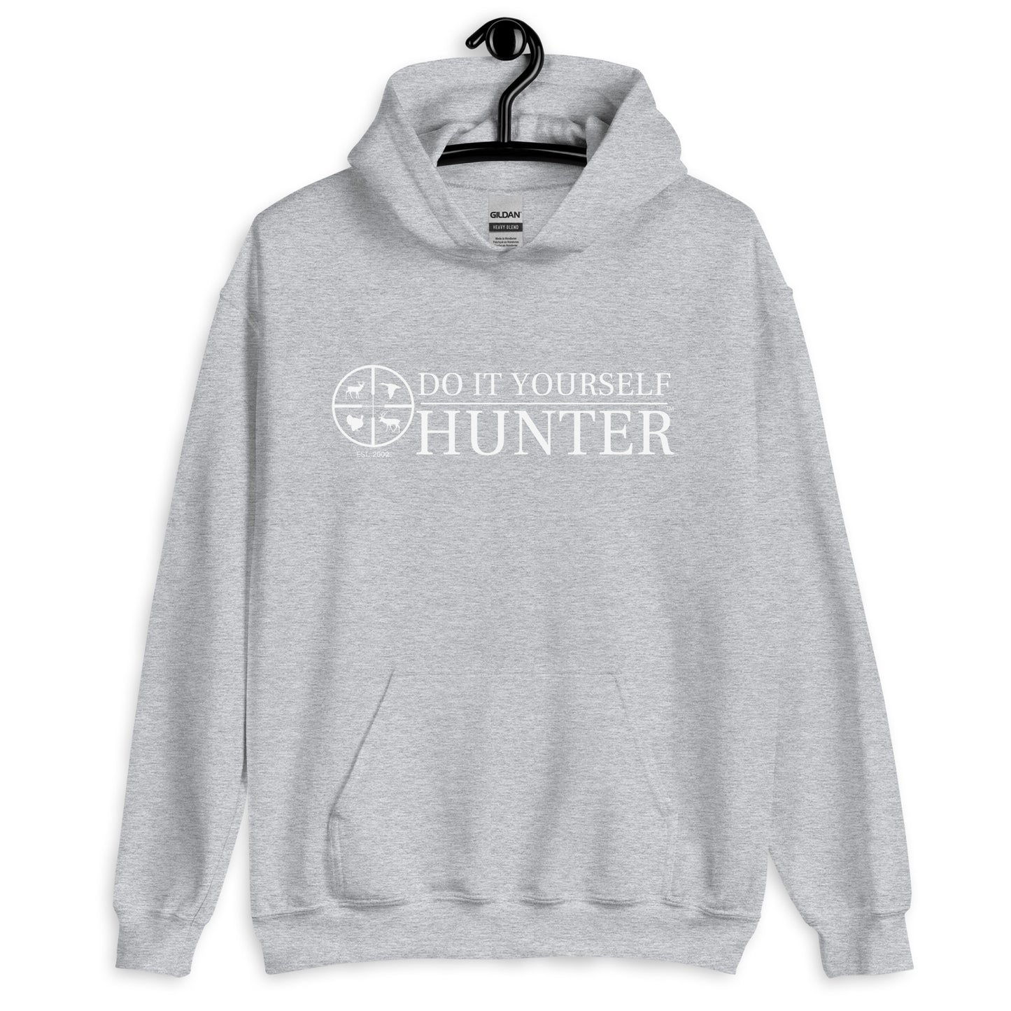 Do It Yourself Hunter White Logo Hoodie