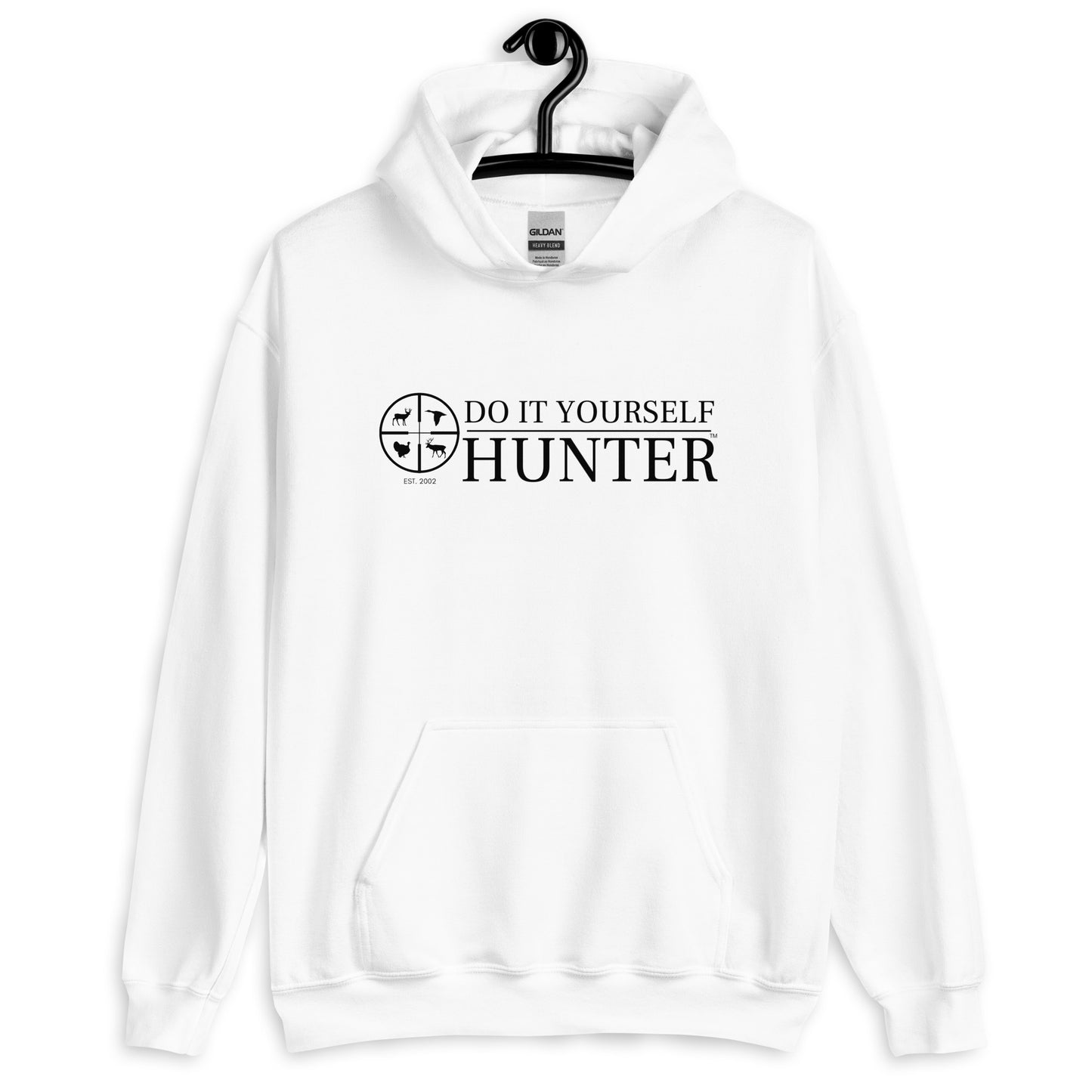 DO IT YOURSELF HUNTER Black Logo Hoodie