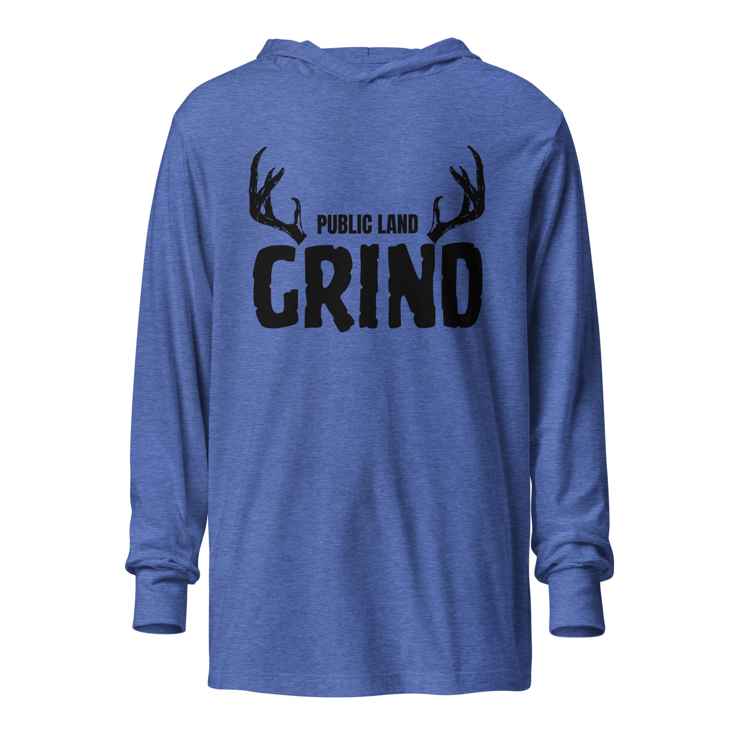 DO IT YOURSELF HUNTER Public Land Grind Hooded Long-sleeve Tee