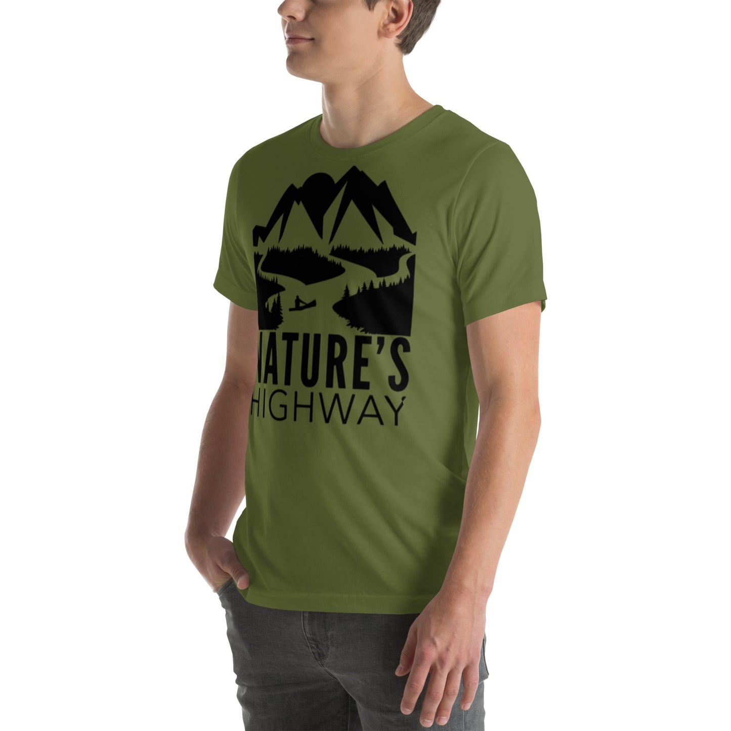 Nature's Highway TShirt with Do it Yourself Hunter Logo on the Back