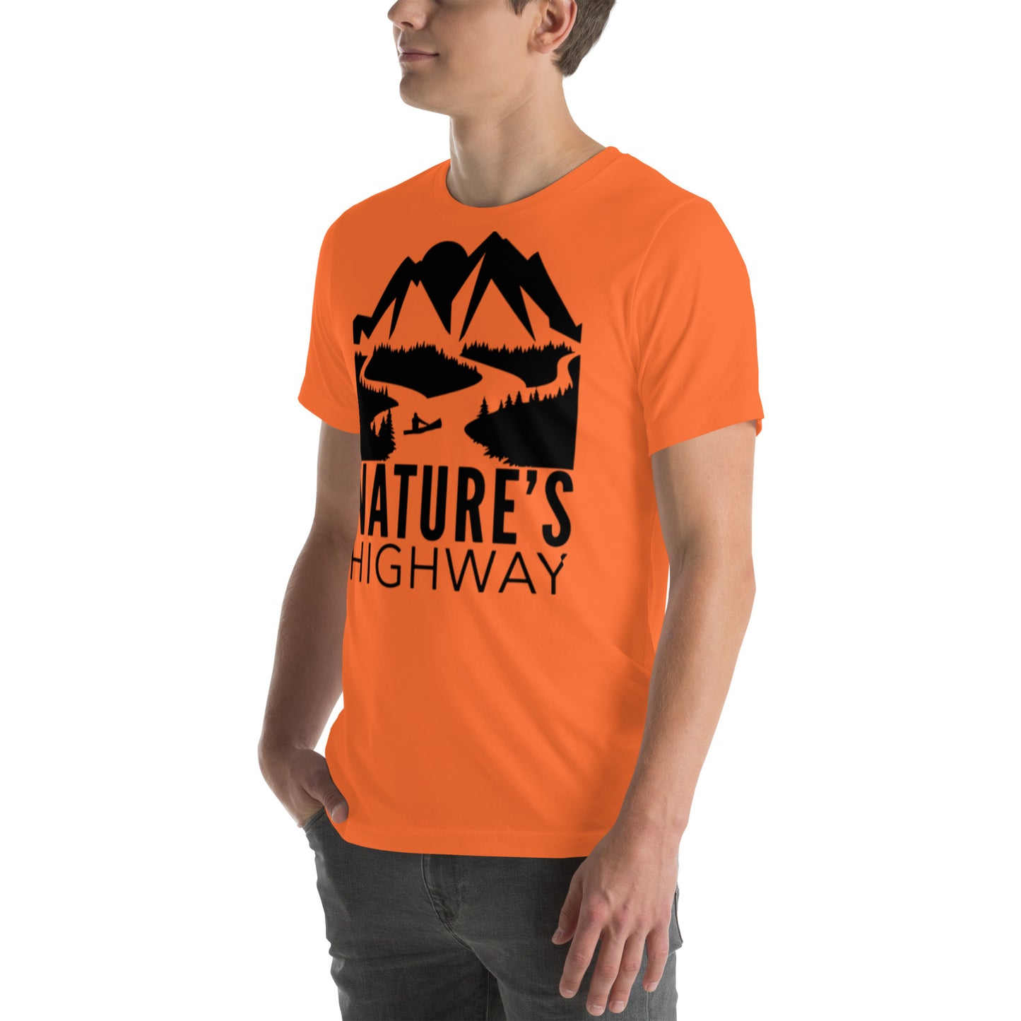 Nature's Highway TShirt with Do it Yourself Hunter Logo on the Back