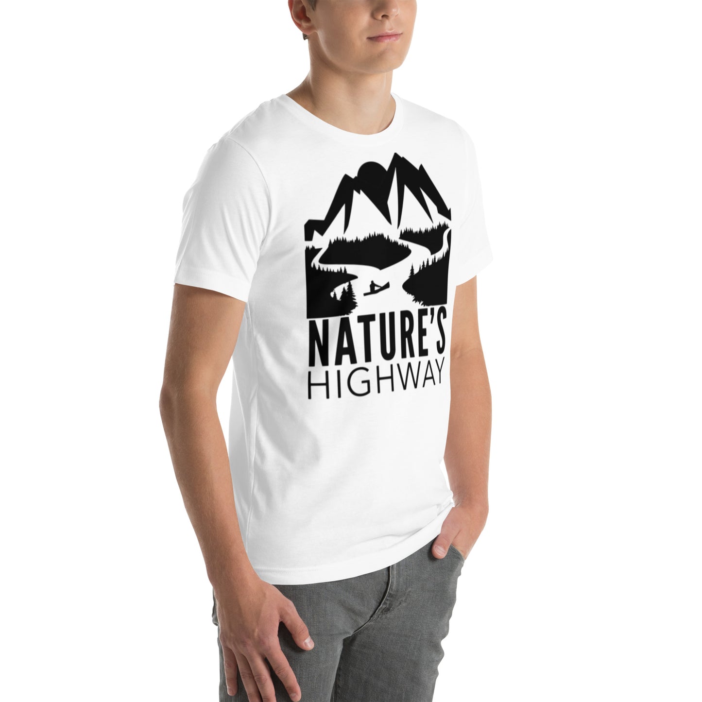 Nature's Highway TShirt with Do it Yourself Hunter Logo on the Back