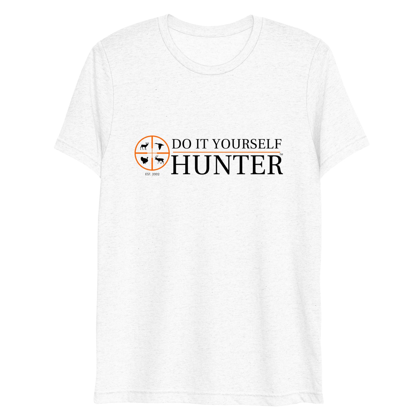 Do It Yourself Hunter Short Sleeve Tri-Blend Orange Logo T-shirt