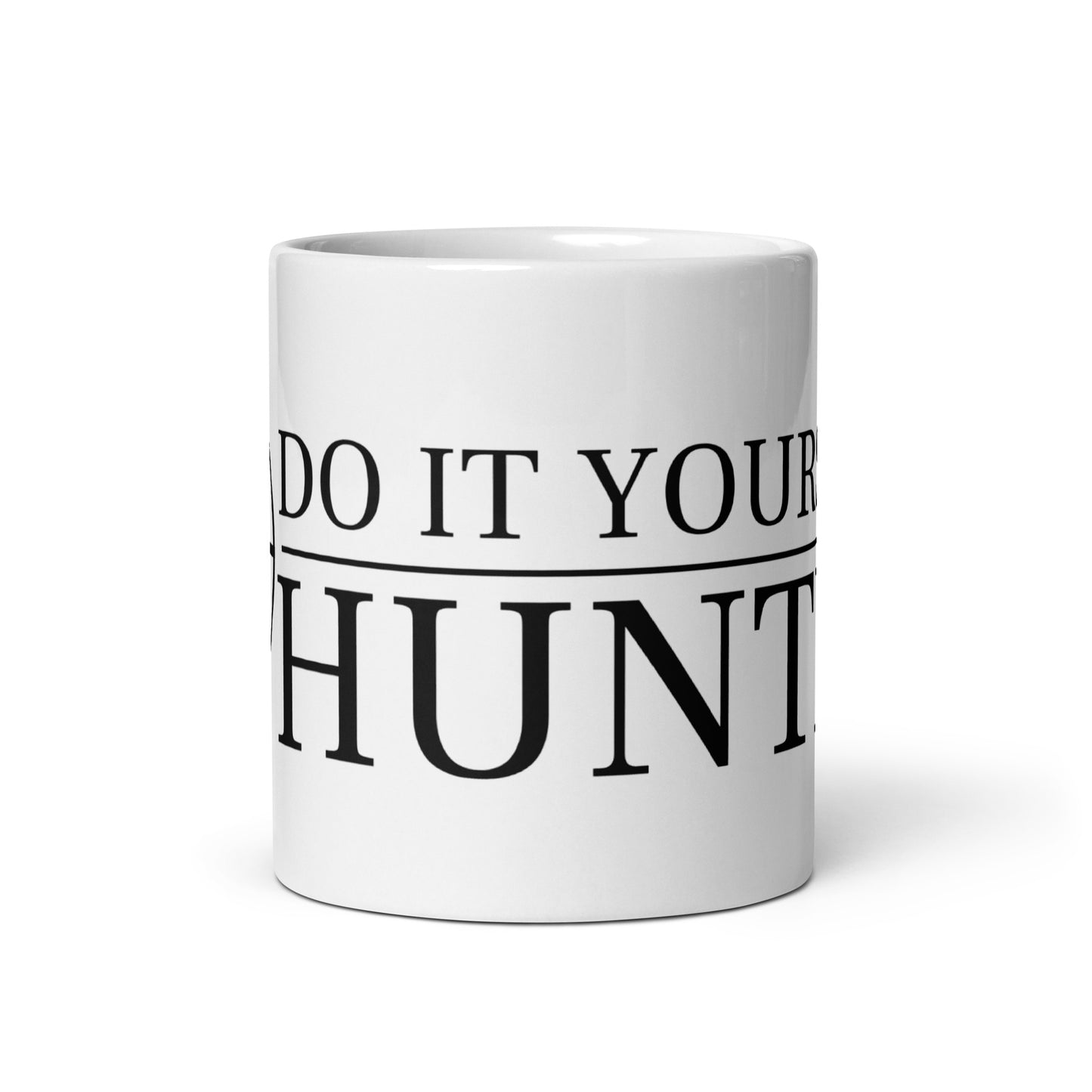 DO IT YOURSELF HUNTER White Glossy Coffee Mug