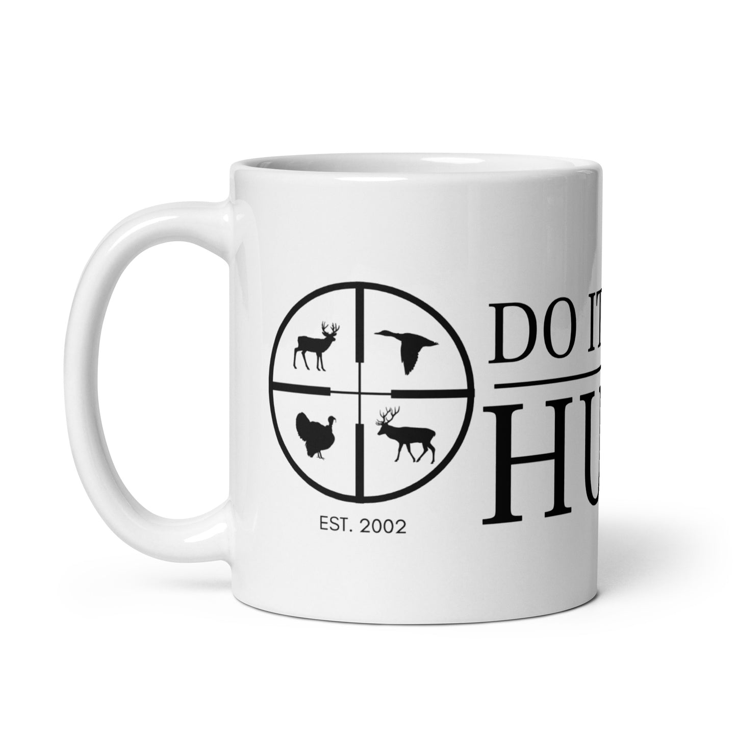 DO IT YOURSELF HUNTER White Glossy Coffee Mug