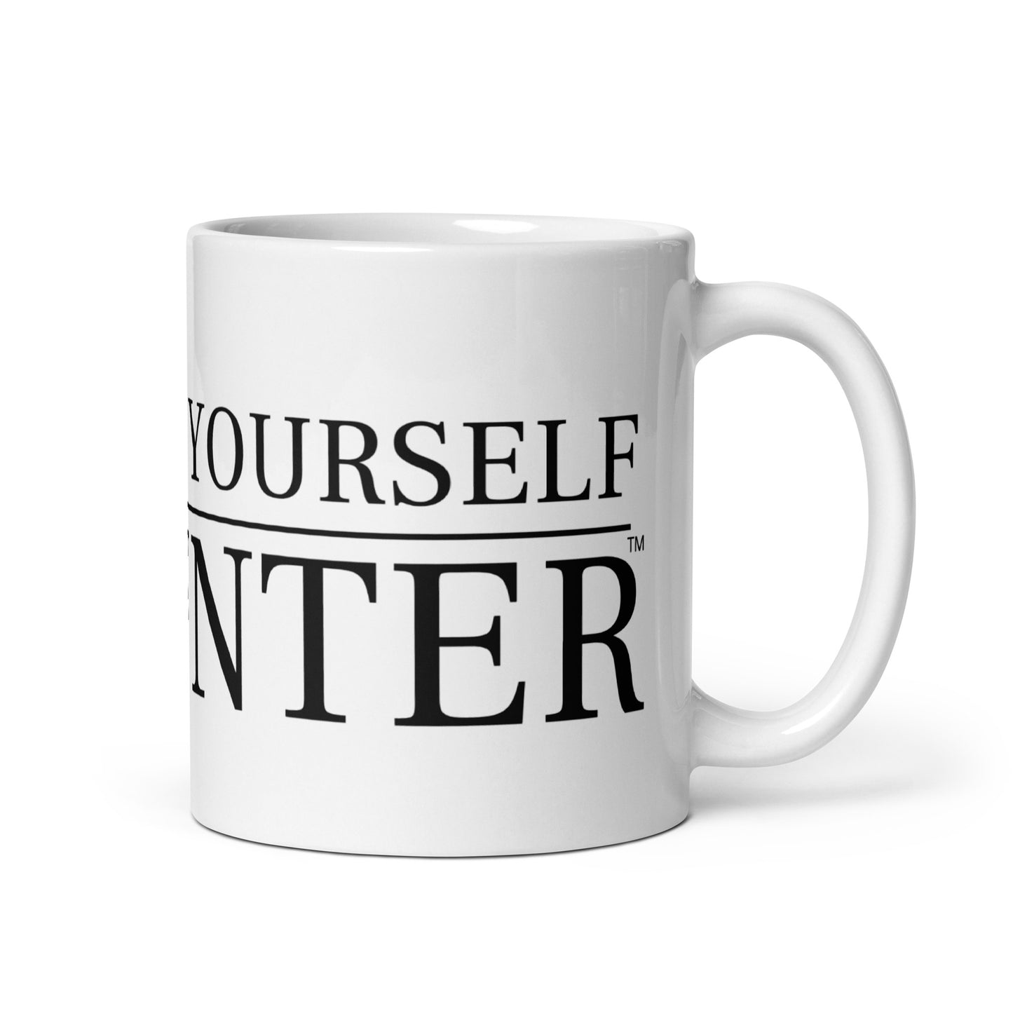 DO IT YOURSELF HUNTER White Glossy Coffee Mug