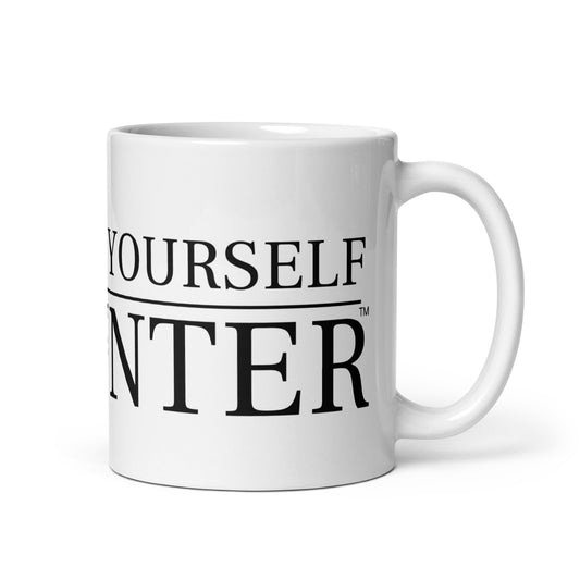 DO IT YOURSELF HUNTER White Glossy Coffee Mug